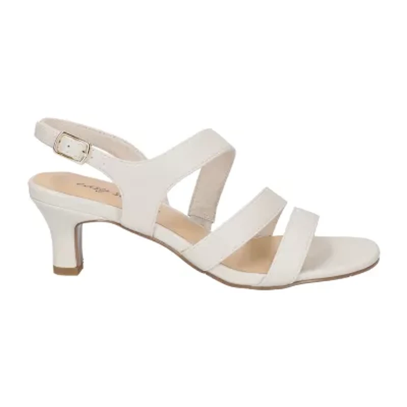 Easy Street Womens Como Heeled Sandals