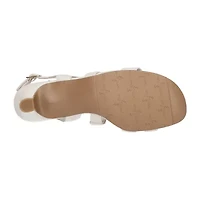 Easy Street Womens Como Heeled Sandals