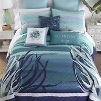 Donna Sharp Summer Surf Square Throw Pillow