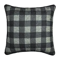 Donna Sharp Bear Walk Plaid Square Throw Pillow