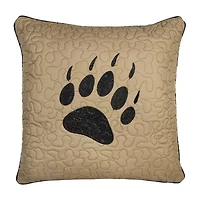 Donna Sharp Bear Walk Plaid Square Throw Pillow