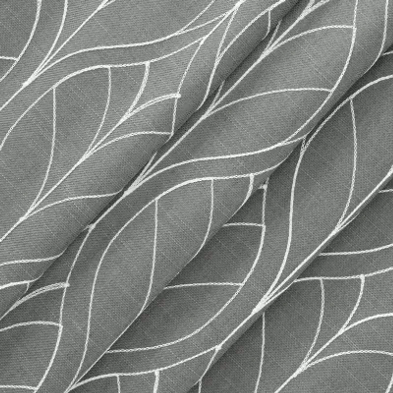 Fieldcrest Heritage Allegria Grommet Top Energy Saving Embroidered 100% Blackout Single Curtain Panel