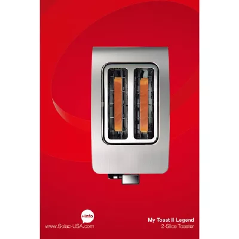 SOLAC My Toast II Legend 2-Slice Toaster
