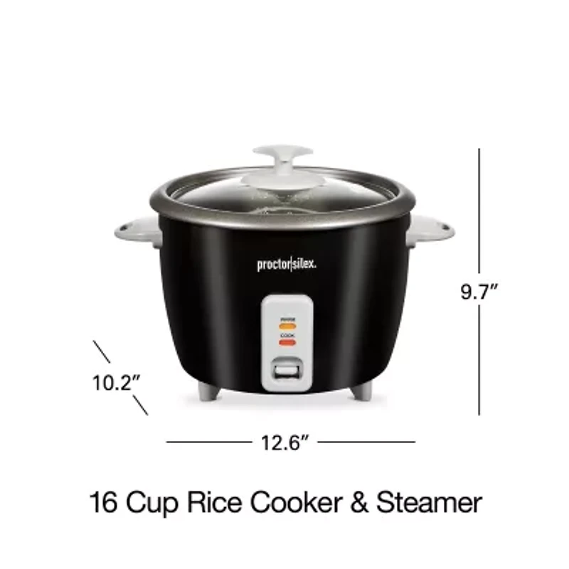 Proctor Silex 16 Cup Rice Cooker & Steamer