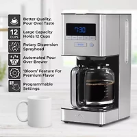 Vinci Rdt Spinning Sprayhead Coffee Maker