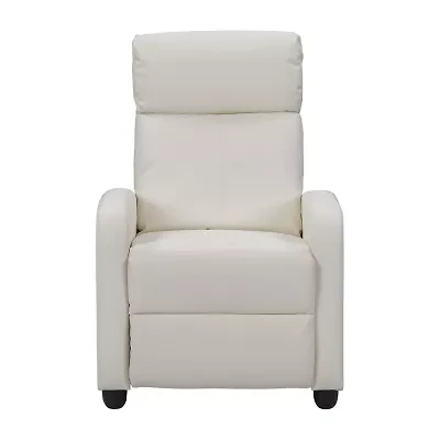 Corliving Oren Curved Slope-Arm Recliner