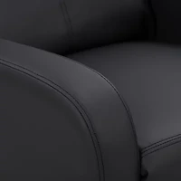 Corliving Oren Curved Slope-Arm Recliner