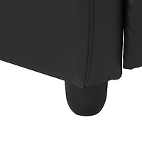 Corliving Oren Curved Slope-Arm Recliner