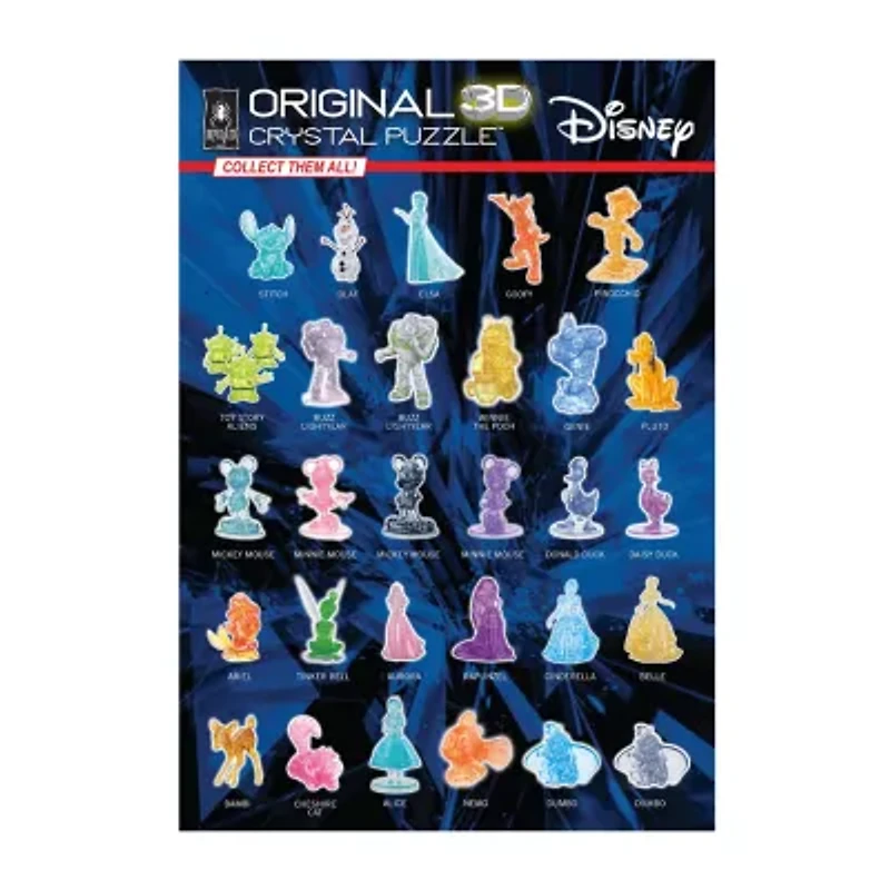 Bepuzzled 3d Crystal Disney Ursula: 44 Pcs Ariel The Little Mermaid 44-pc. Puzzle