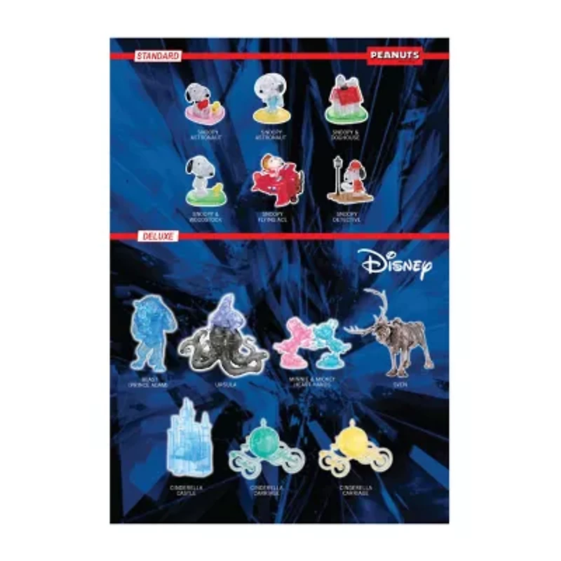Bepuzzled 3d Crystal Disney Ursula: 44 Pcs Ariel The Little Mermaid 44-pc. Puzzle
