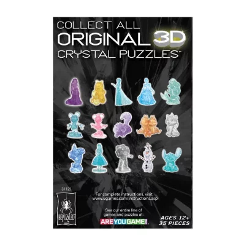 Bepuzzled 3d Crystal Disney Jasmine: 35 Pcs Aladdin Princess Jasmine 35-pc. Puzzle