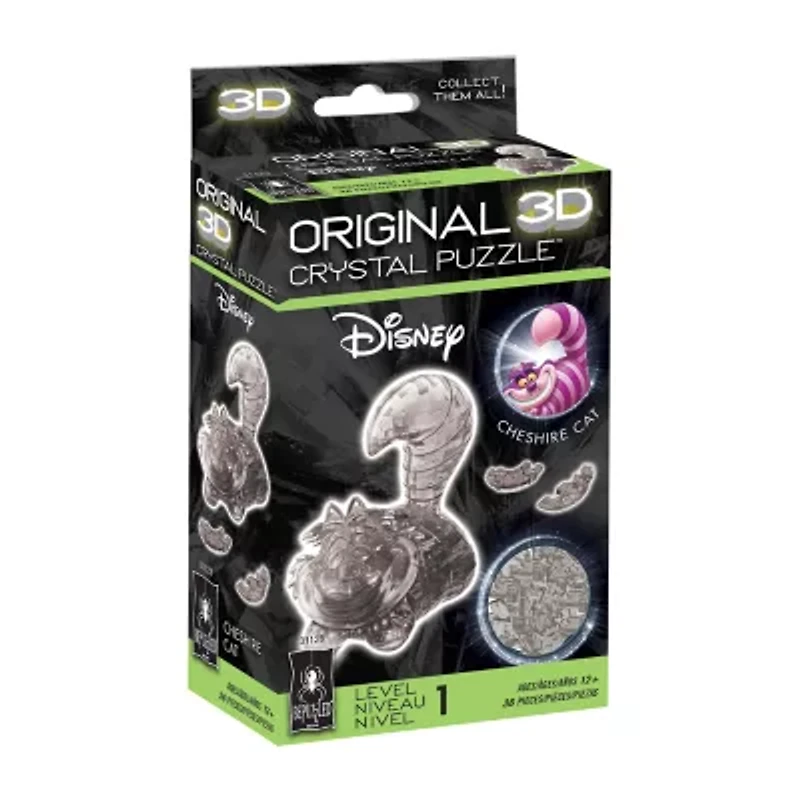 Bepuzzled 3d Crystal Disney Cheshire Cat (Black): 36 Pcs Alice in Wonderland 36-pc. Puzzle