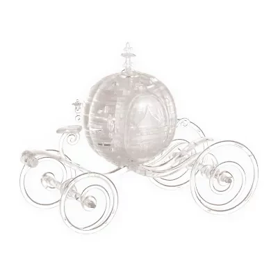 Bepuzzled 3d Crystal Disney Cinderella'S Carriage (Clear): 71 Pcs Cinderella Princess Puzzle
