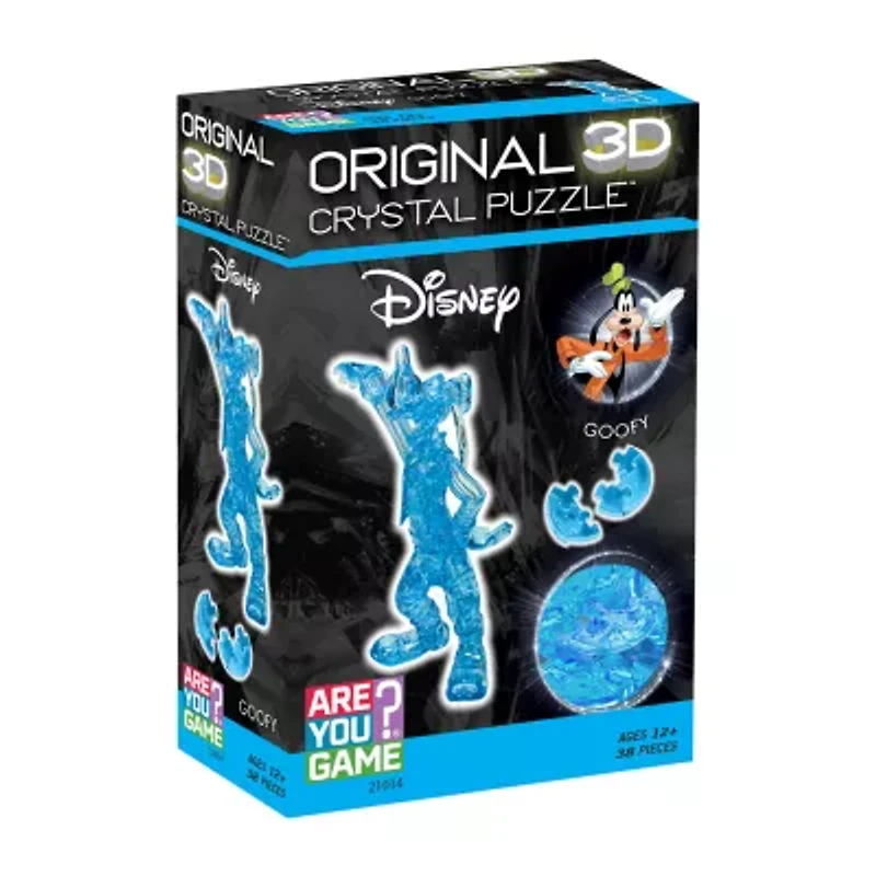 Areyougame.Com Areyougame.Com 3d Crystal Disney Goofy (Blue): 38 Pcs Goofy Puzzle
