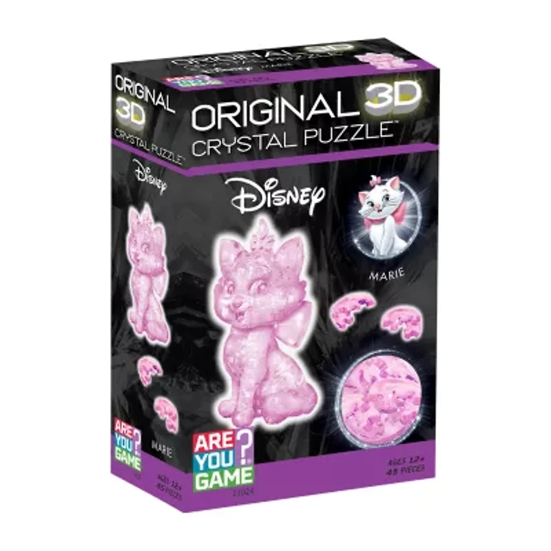 Areyougame.Com Areyougame.Com 3d Crystal Disney Marie (Pink): 45 Pcs The Aristocats 45-pc. Puzzle