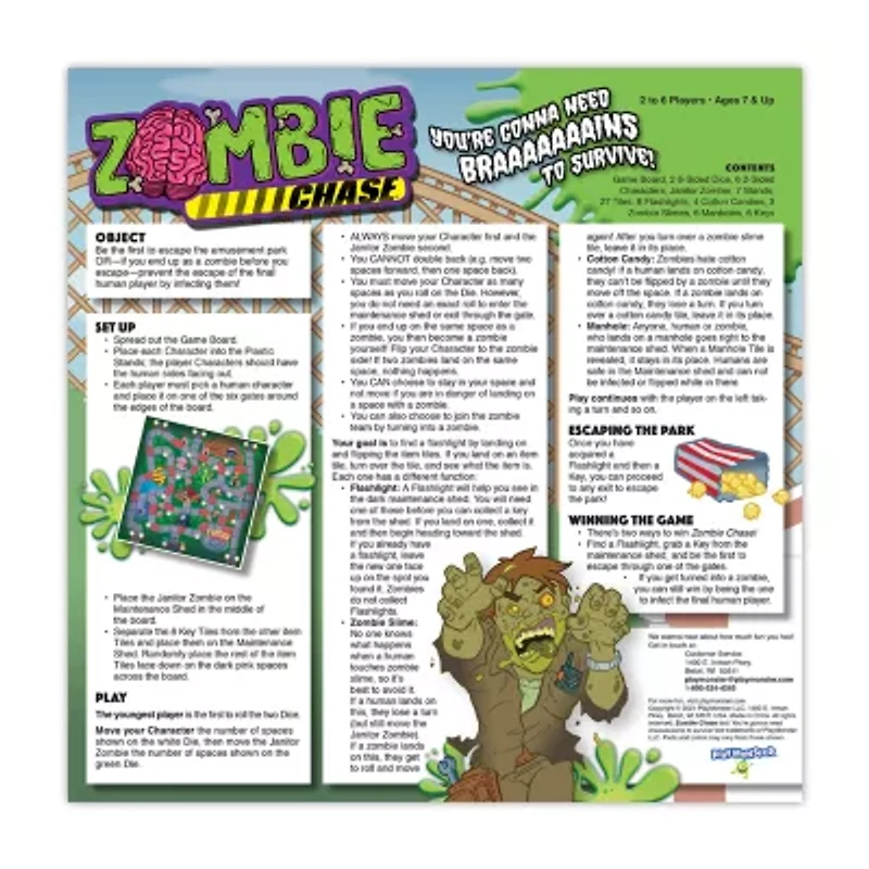 Play Monster Zombie Chase Board Game