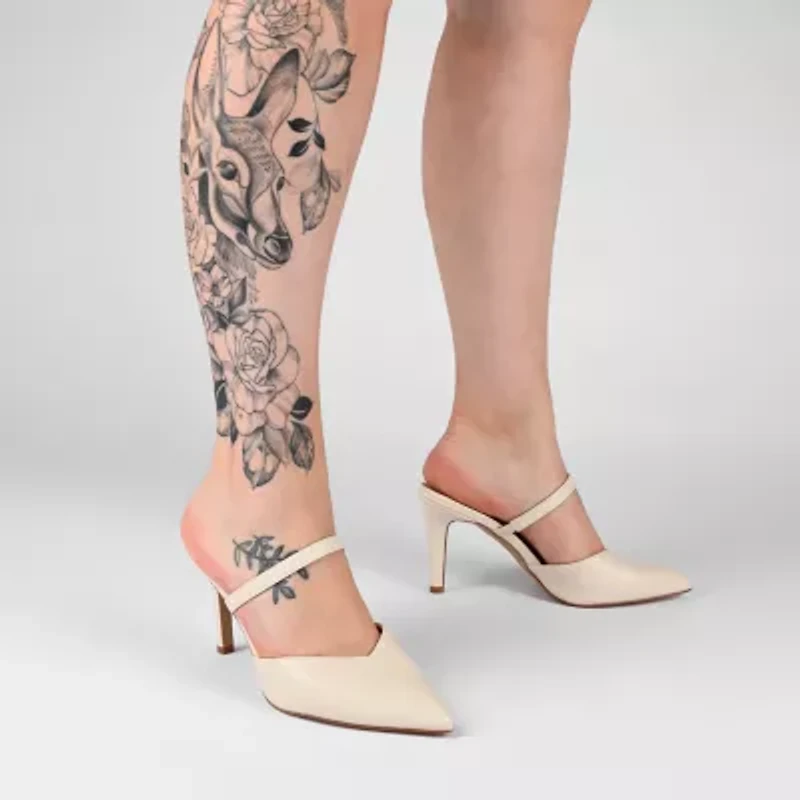 Journee Collection Yvon Womens Pointed Closed Toe Stiletto Heel Pumps