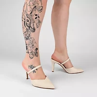 Journee Collection Yvon Womens Pointed Closed Toe Stiletto Heel Pumps