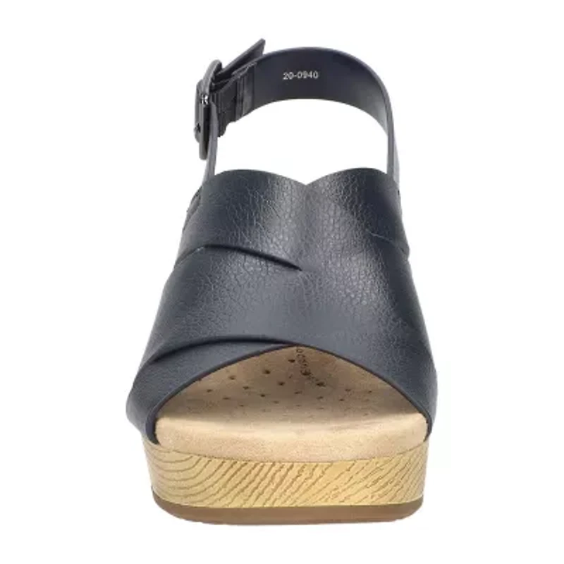 Easy Works By Street Womens Raffey Wedge Sandals