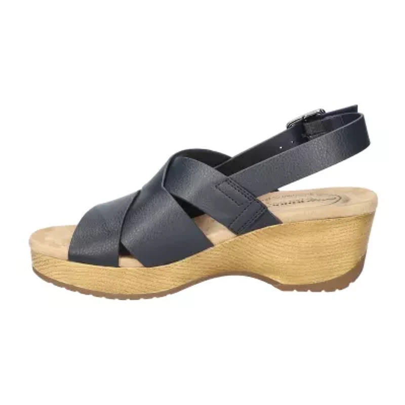 Easy Works By Street Womens Raffey Wedge Sandals