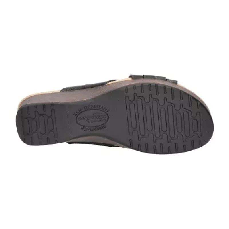Easy Works By Street Womens Rosanna Wedge Sandals