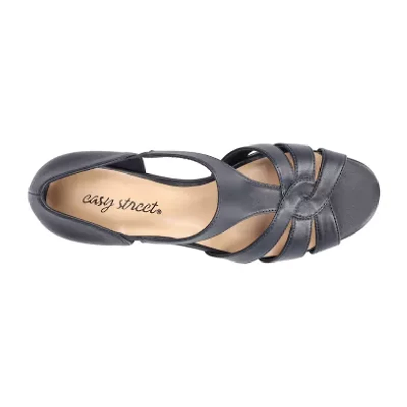 Easy Street Womens Essie Heeled Sandals
