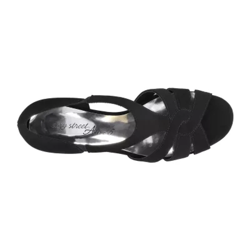 Easy Street Womens Essie Heeled Sandals