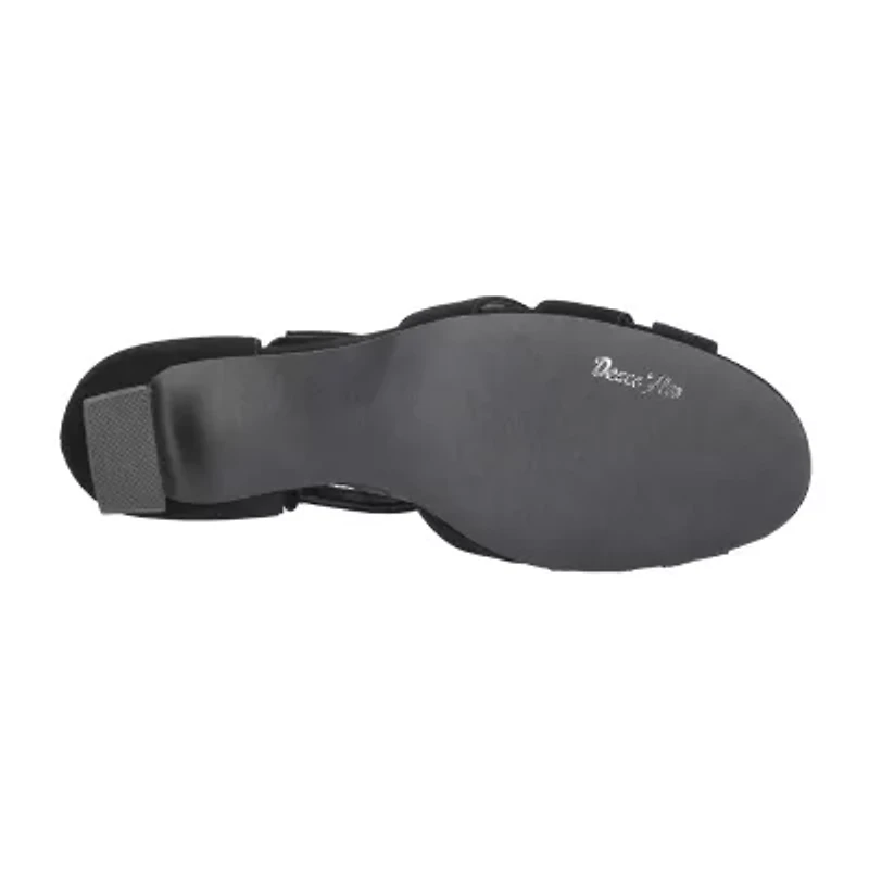 Easy Street Womens Essie Heeled Sandals
