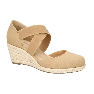 Easy Street Womens Pari Wedge Sandals
