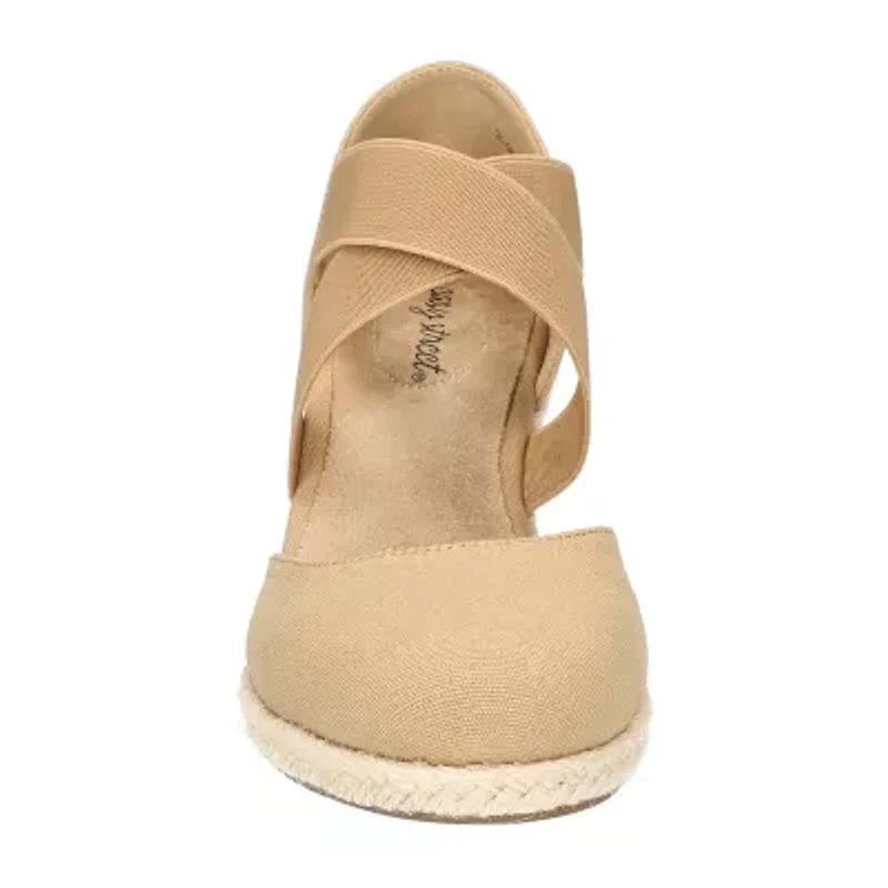 Easy Street Womens Pari Wedge Sandals