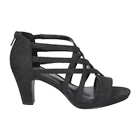 Easy Street Womens Bee Heeled Sandals