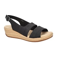 Easy Street Womens Gannett Wedge Sandals