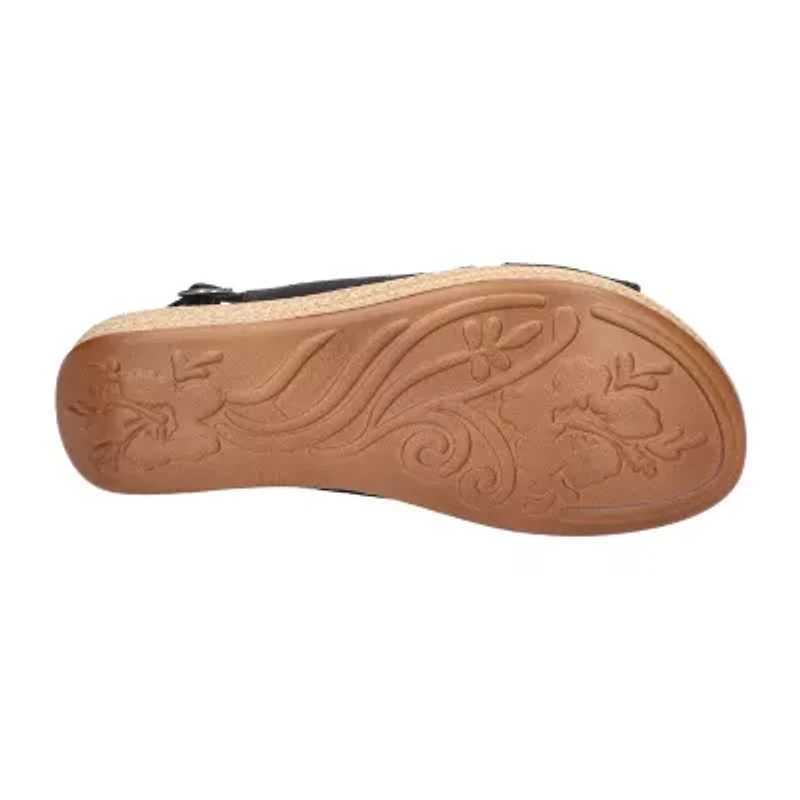 Easy Street Womens Gannett Wedge Sandals