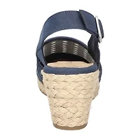 Easy Street Womens Taffy Wedge Sandals