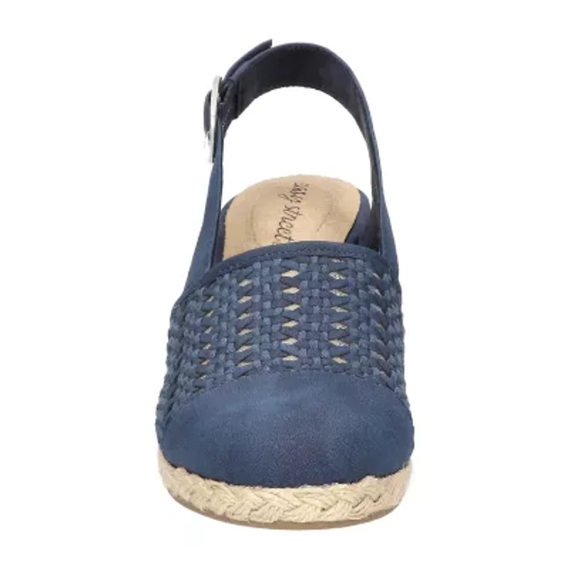 Easy Street Womens Taffy Wedge Sandals