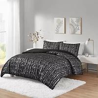 Intelligent Design Alaia Faux Fur Duvet Cover Set