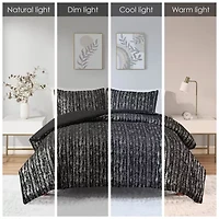 Intelligent Design Alaia Faux Fur Duvet Cover Set