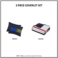 Intelligent Design Emmett Stripe Quilt Set