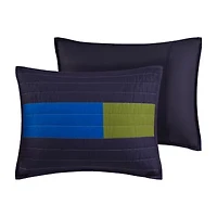 Intelligent Design Emmett Stripe Quilt Set