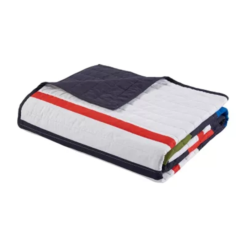 Intelligent Design Emmett Stripe Quilt Set