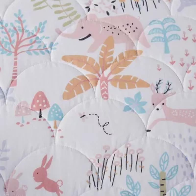 Intelligent Design Kinsley Cotton Reversible Quilt Set