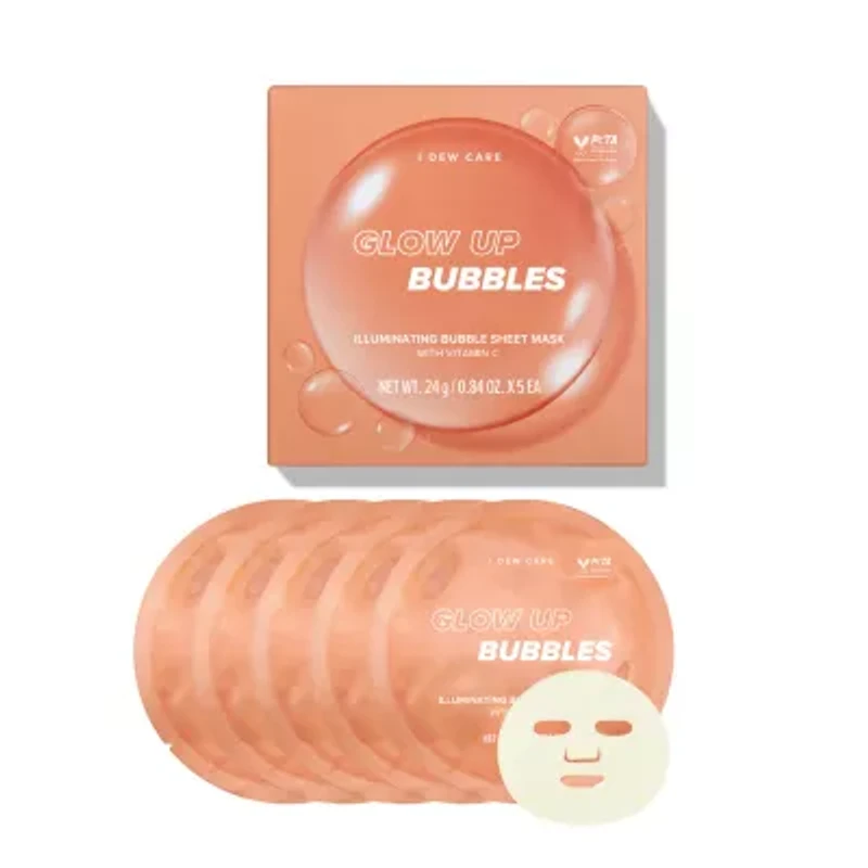I Dew Care Glow Up Bubbles Brightening Face Mask