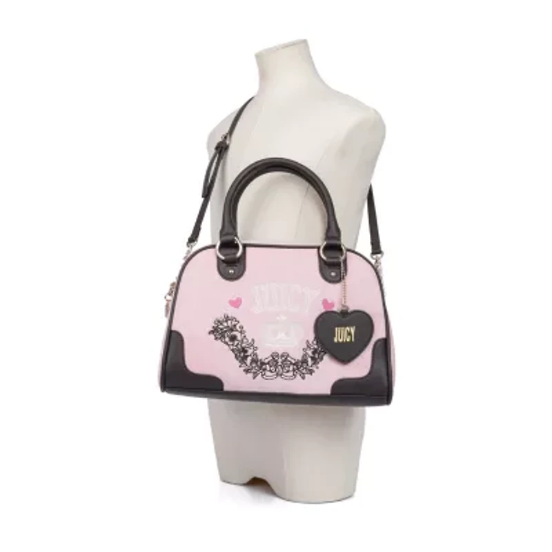 Juicy By Couture Retro Chic Velour Satchel