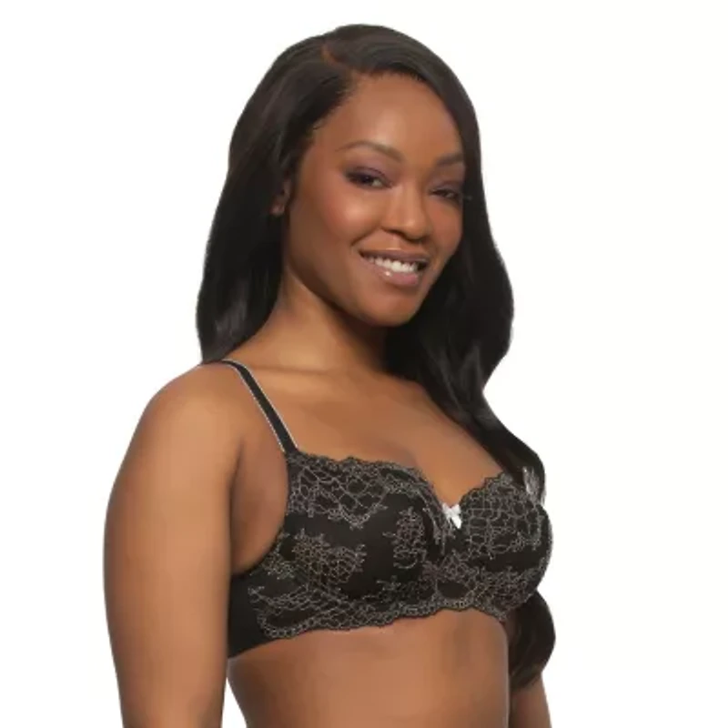 Paramour Lola Lace Demi Underwire Unlined Balconette Bra 125181