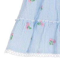 Rare Editions Baby Girls Sleeveless Flutter A-Line Dress