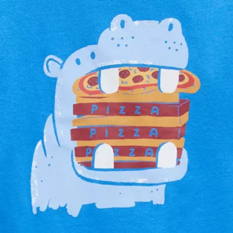 Okie Dokie Toddler & Little Boys Crew Neck Long Sleeve Regular Fit Graphic T-Shirt