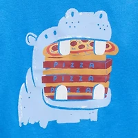 Okie Dokie Toddler & Little Boys Crew Neck Long Sleeve Regular Fit Graphic T-Shirt