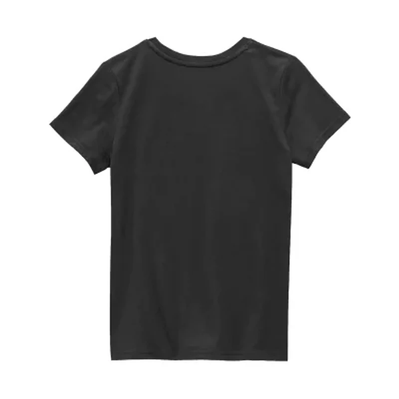 K Pop Demon Hunters Little & Big Kid Girls Crew Neck Short Sleeve Regular Fit Graphic T-Shirt