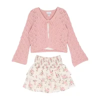 Rare Editions Big Kid Girls 3-pc. Skirt Set