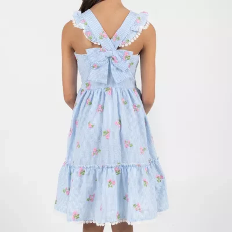 Rare Editions Little & Big Kid Girls Sleeveless A-Line Dress
